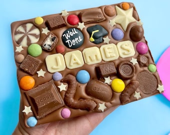 Well done Graduation Belgian chocolate bar