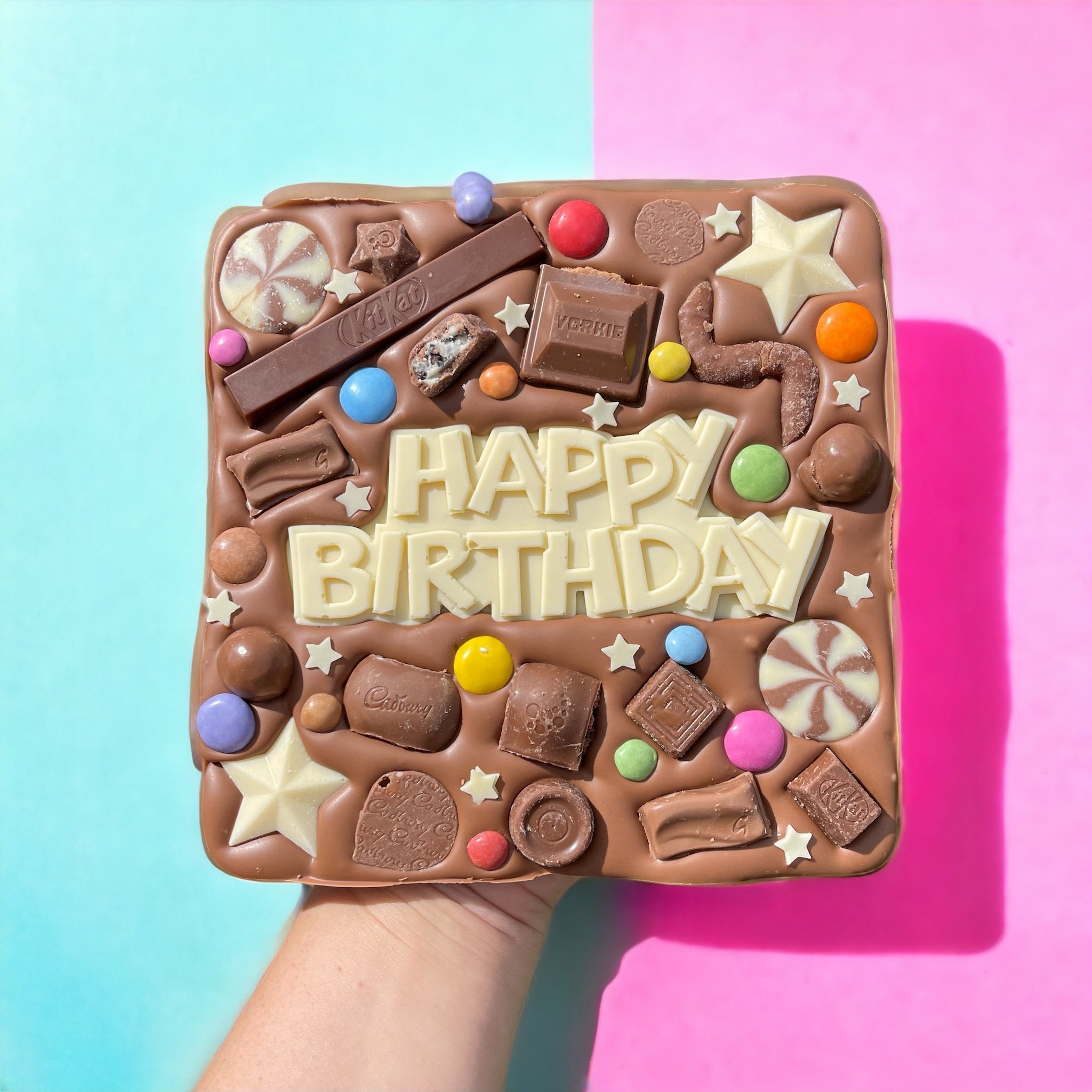 Happy Birthday Chocolate Slab Birthday Chocolate