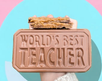 Teacher Belgian Chocolate Bar, Stuffed Treat