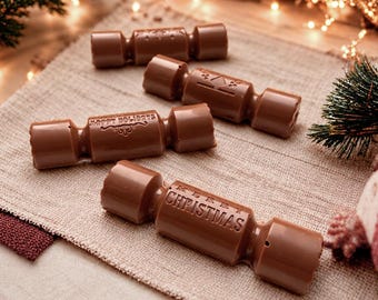 Chocolate Christmas crackers pack of 4