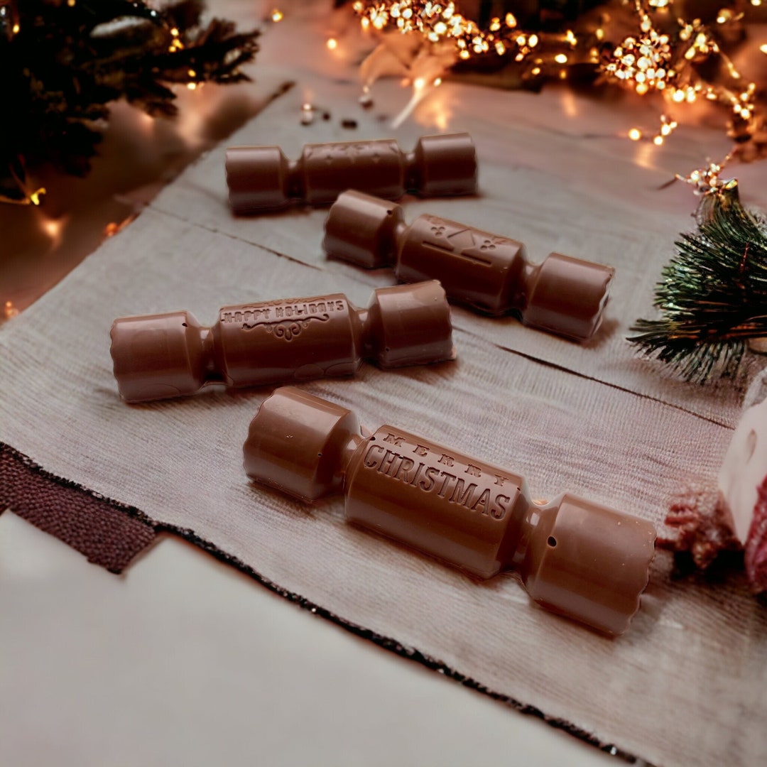 Set of 4 Chocolate Christmas Crackers Secret Santa Gift Etsy UK