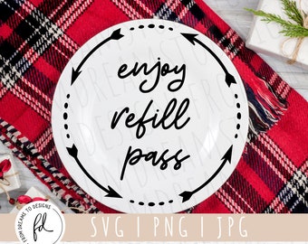 Giving Plate svg - The Giving Plate svg -  Sharing Plate svg - Cookie Plate svg - Farmhouse Plate svg - Family Plate svg - Commercial