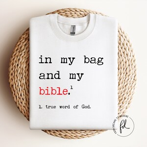 Na minha bolsa svg - Bíblia svg - Camisa Cristã svg - Hustle svg - Ore svg - Jesus svg - Deus svg - Pequenas Empresas svg - arquivos svg para Cricut