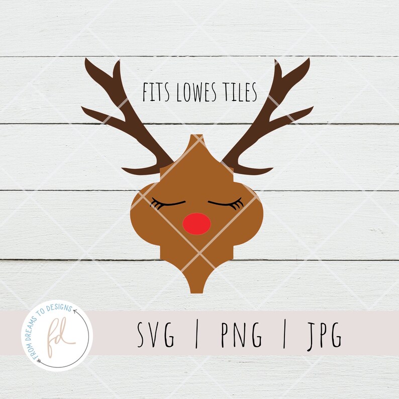 Lowes tile ornament template svg Lowes ornament svg | Etsy
