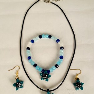 glass jewelry sets