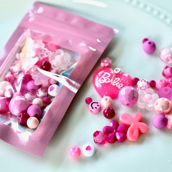 Barbie DIY Jewelry Bracelet Kit | Custom Bracelet Making Kit | Barbie Party | Barbie Beads | craft | kids & adults