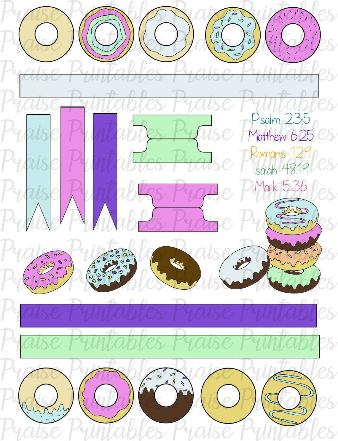 Donut Bible Journal Kit Printable Pdf Jpg Download Faith Etsy donut-bible-journal-kit-printable-pdf-jpg-download-faith-etsy