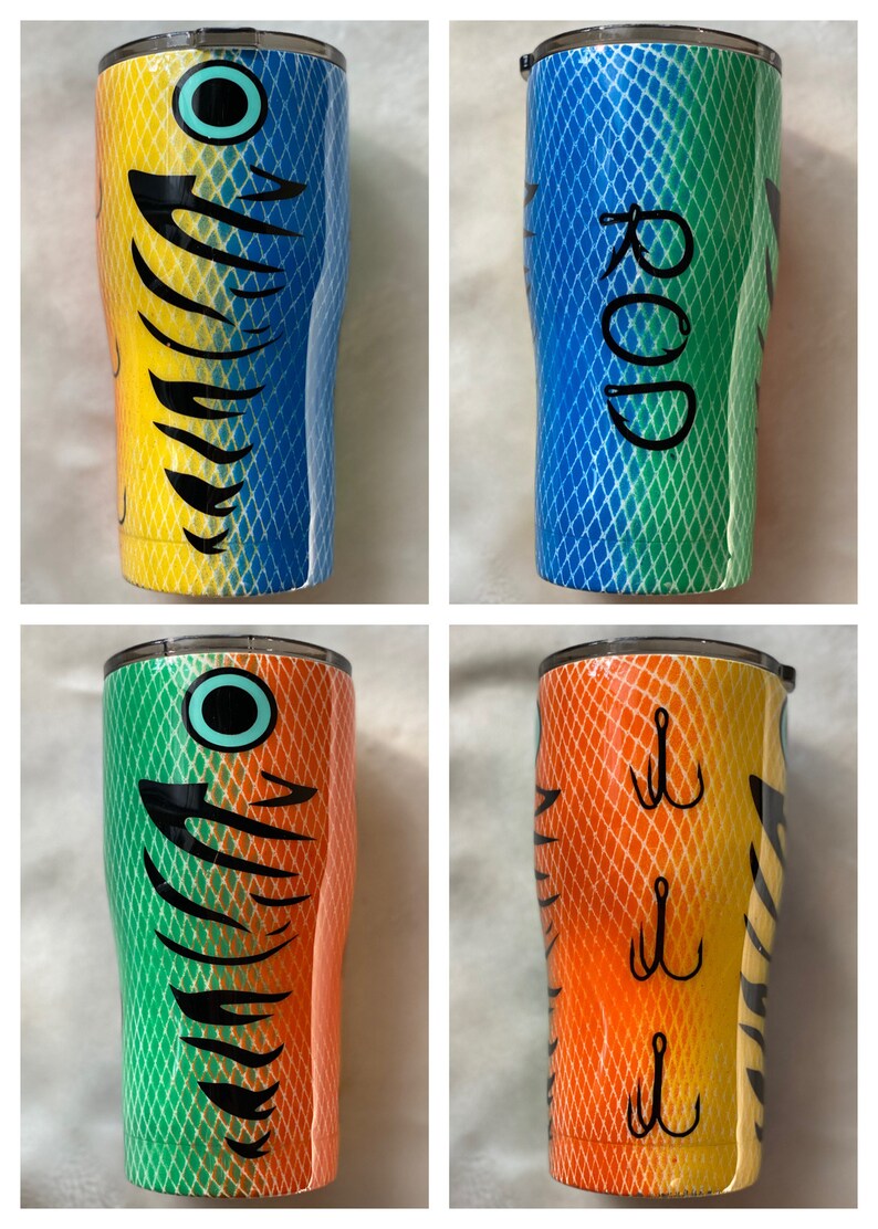 Fishing lure tumbler Etsy