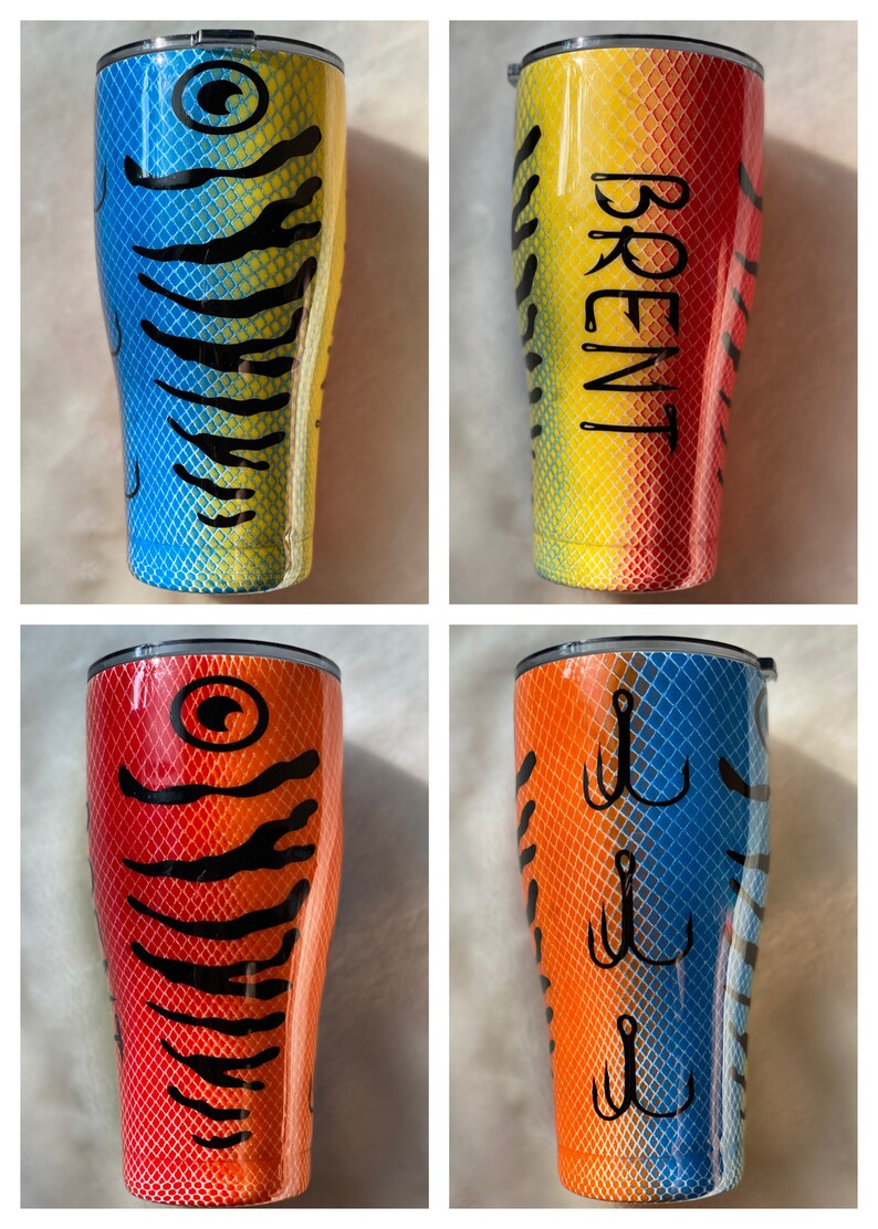 Fishing Lure Tumbler Etsy