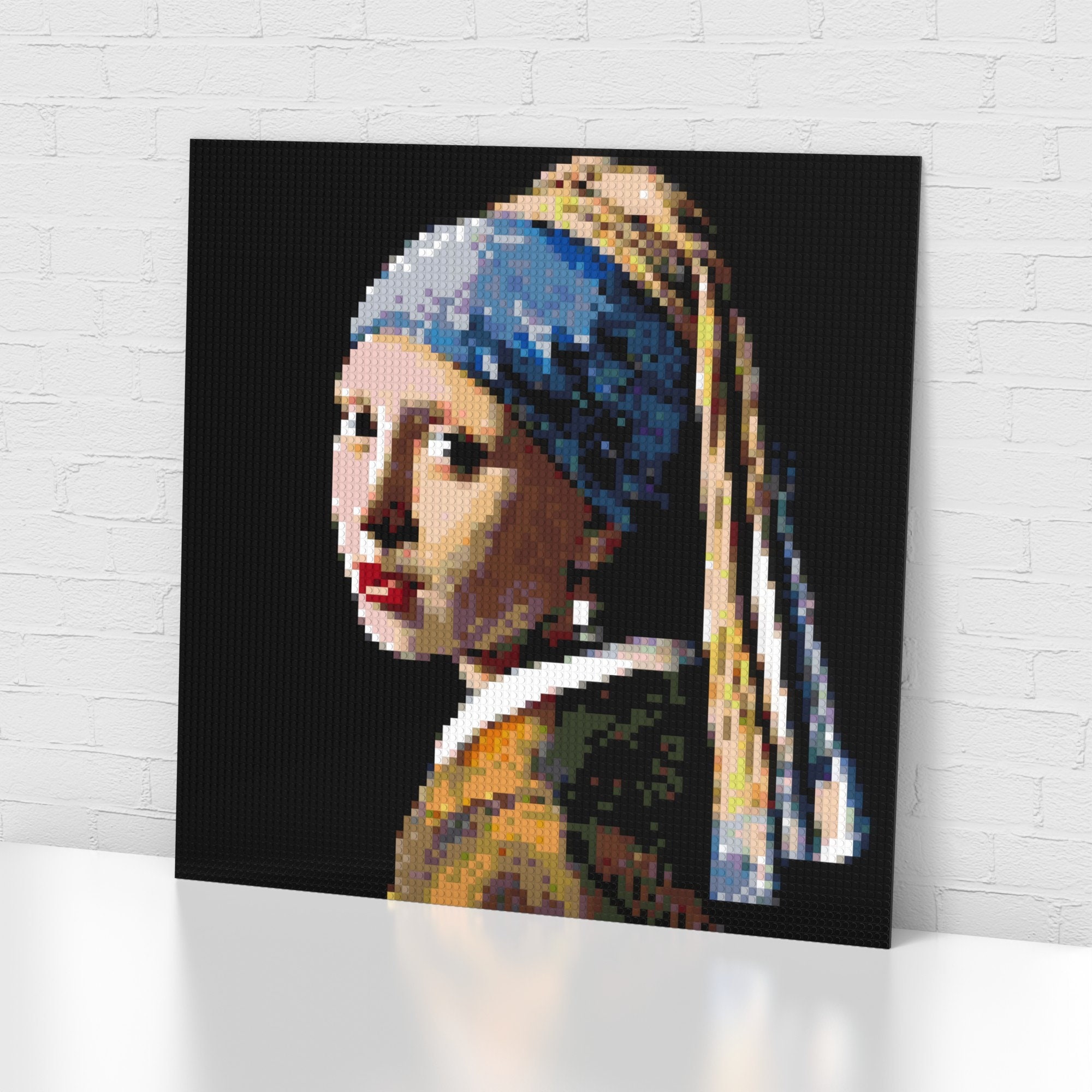 Paint by Sticker Masterpieces-Girl With a Pearl Earring – Recycled Crafts