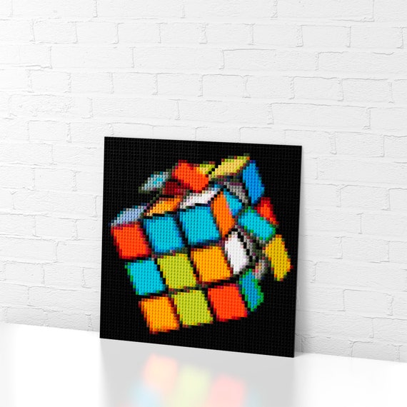 Awkward Look Monkey Puppet Meme Pixel Art Brick Mosaic