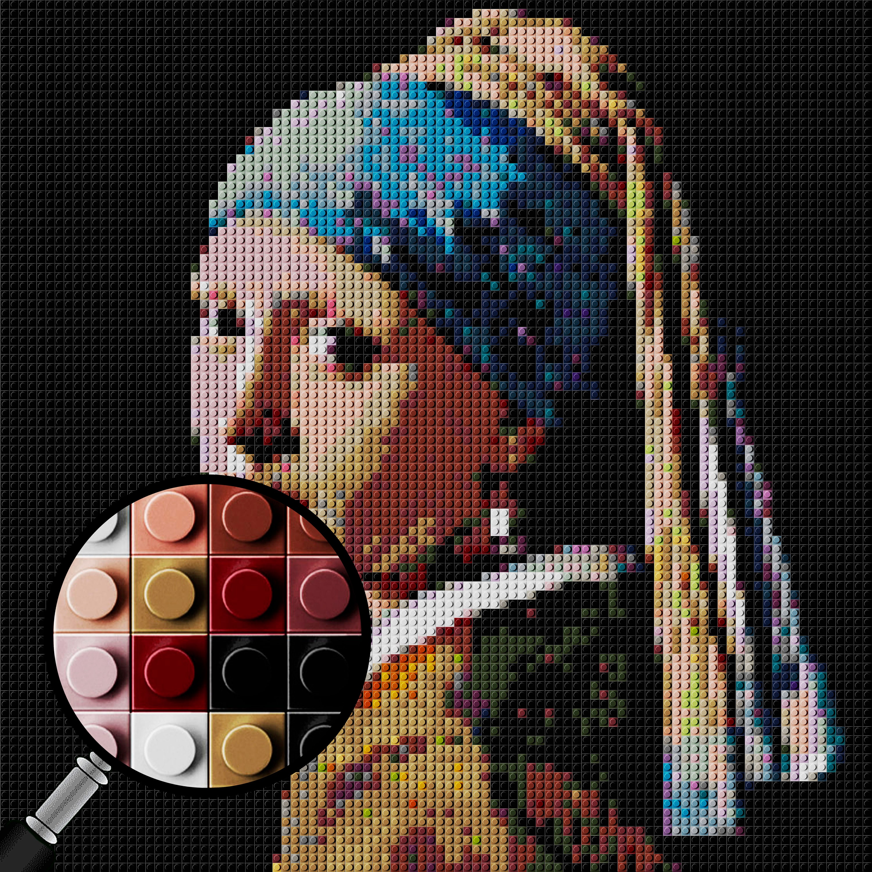 ベアブリック　「Girl with a Pearl Earring」1000% BE@RBRICK Johannes Vermeer Girl with a Pearl Earring 1000