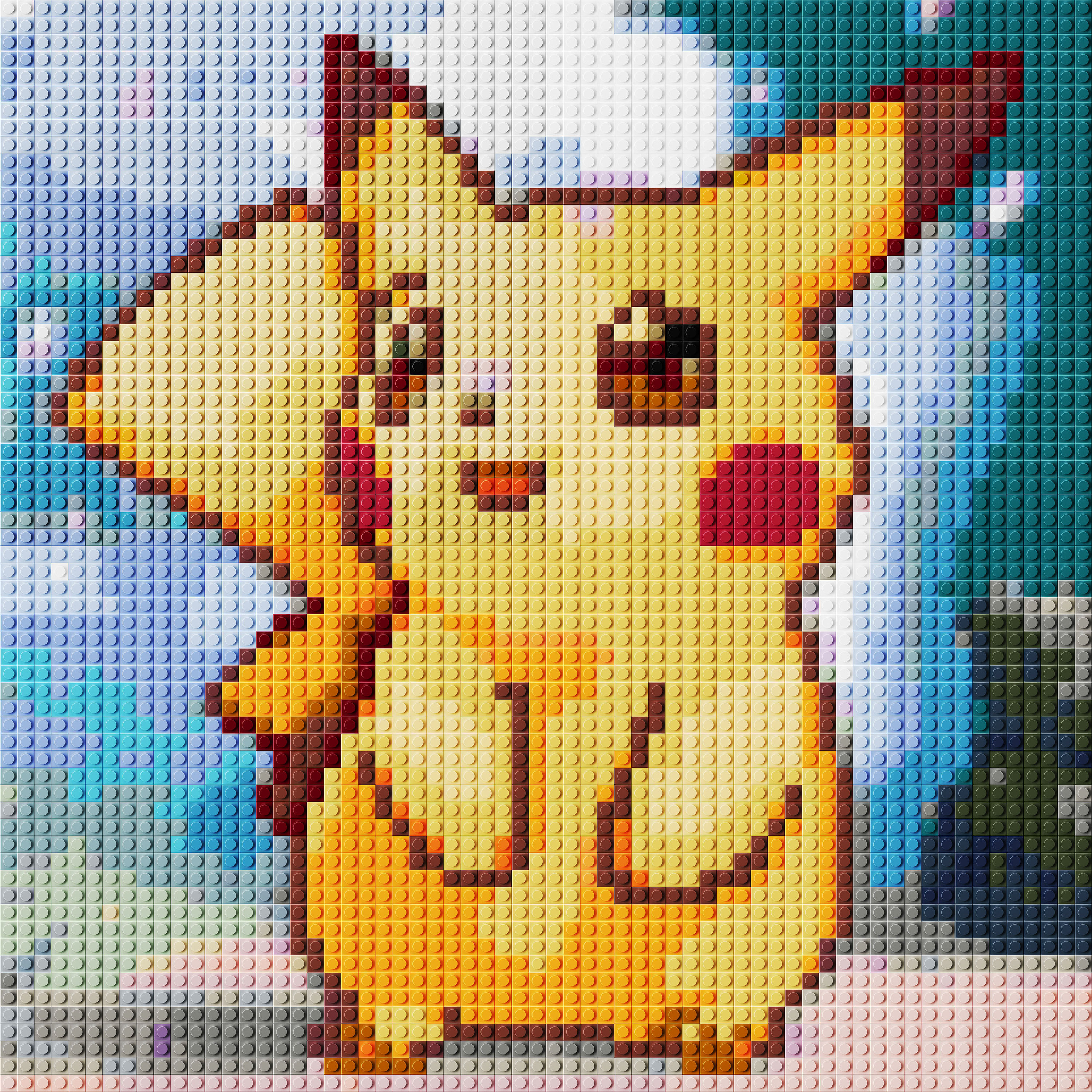 Pokemon Bricks Mosaic /pikachu Pixel Art Poster/custom Jigsaw - Etsy Hong  Kong