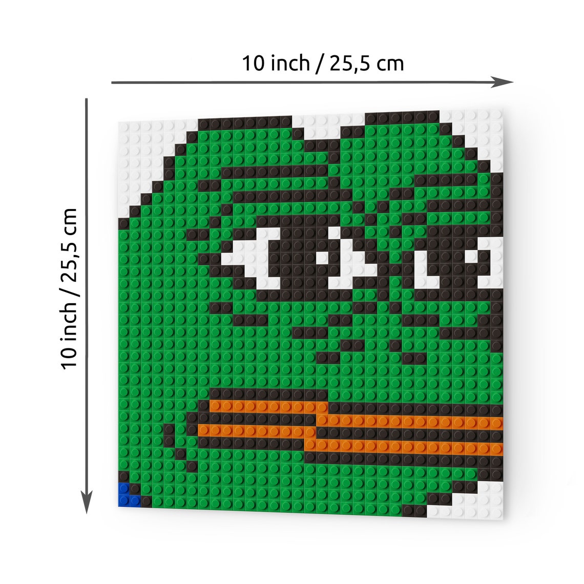 Rana de Bob Esponja Pixel Art/Pintura de mosaico de ladrillo/ Regalo ...