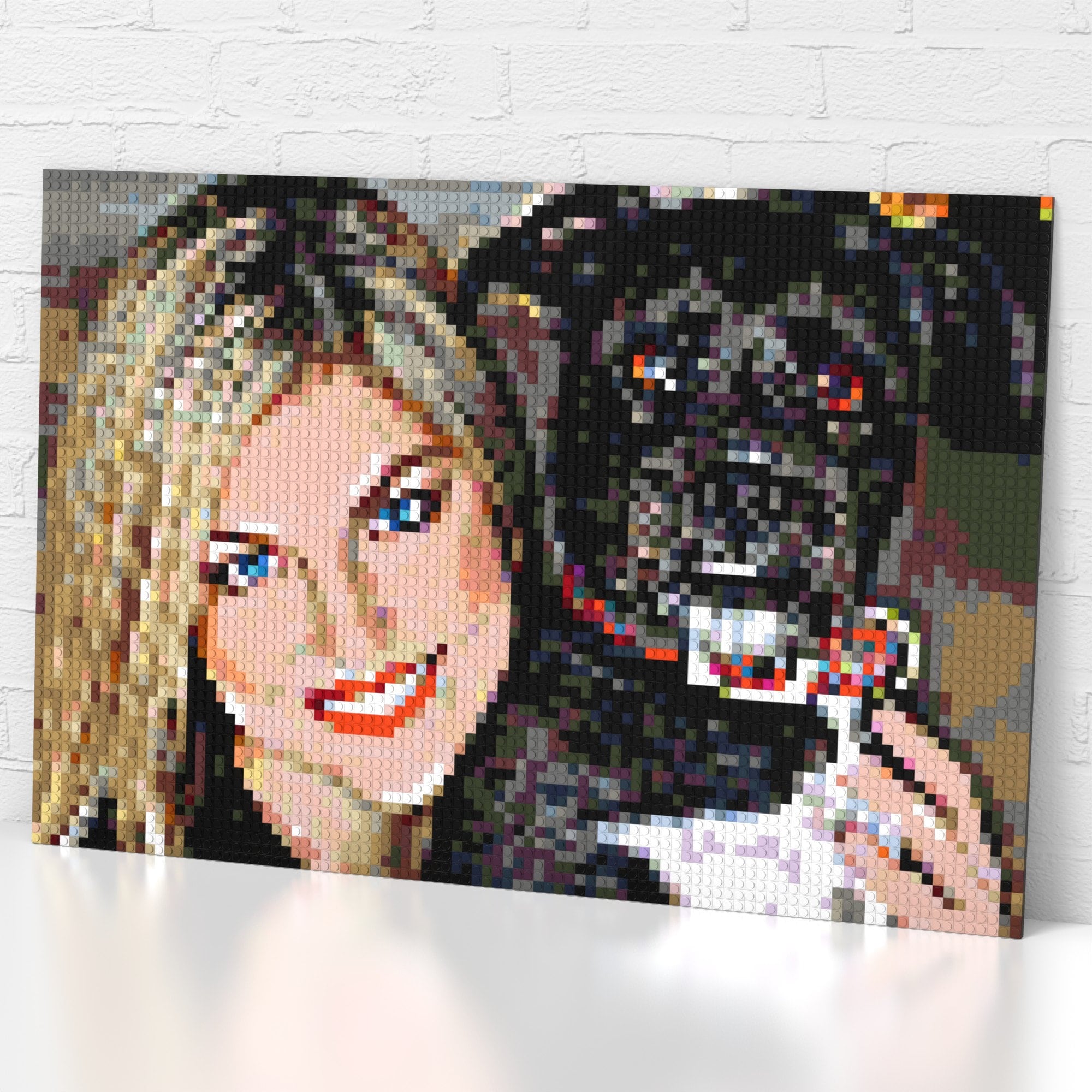 Custom Gift/pixel Art Mosaic by Photo/individual Brick Mosaic