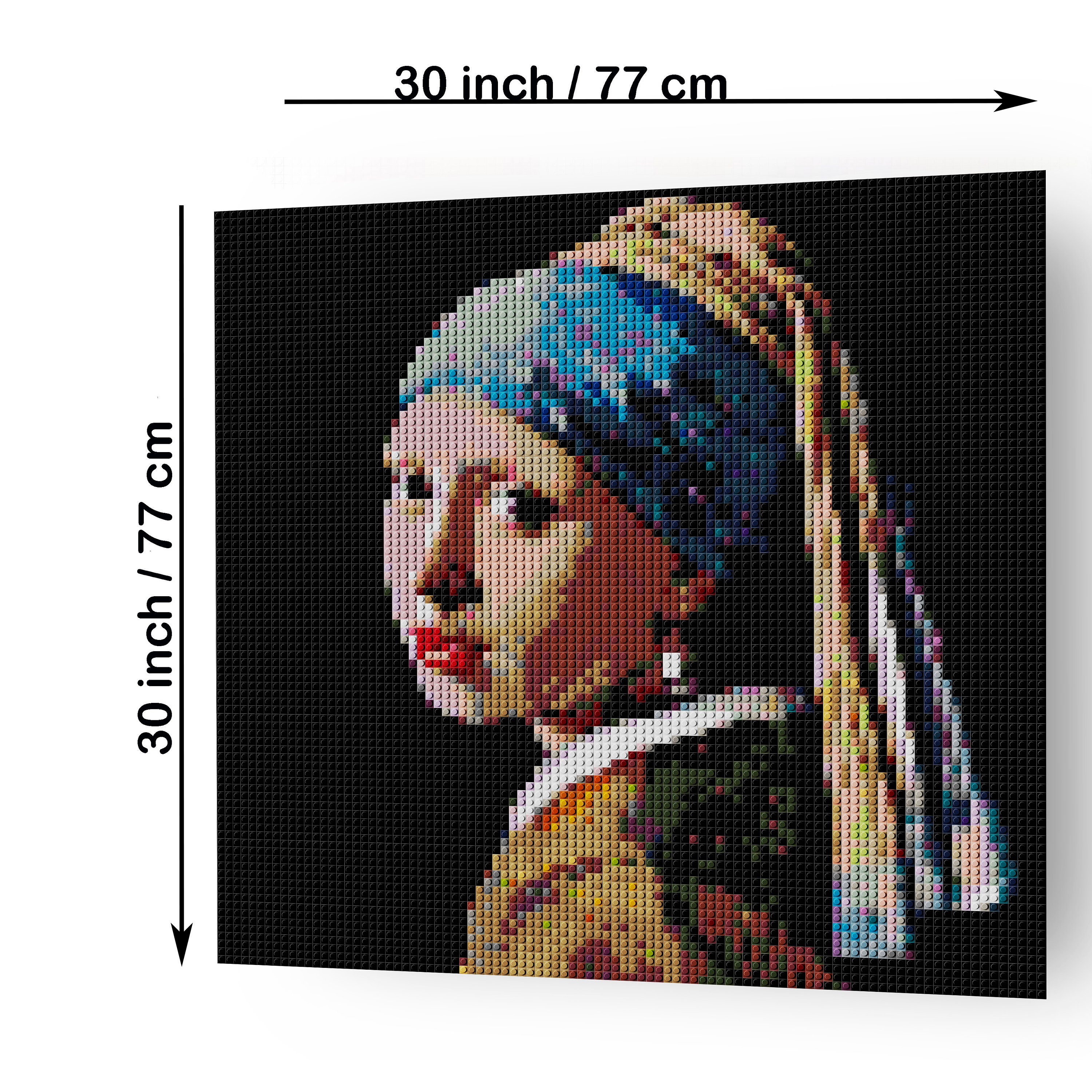 ベアブリック　「Girl with a Pearl Earring」1000% Bearbrick Johannes Vermeer (Girl with a Pearl Earring) 1000