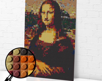 その他 be@brick leonard de vinci mona lisa Amazon.com: LEGO Art Mona Lisa Building Set - Leonardo da