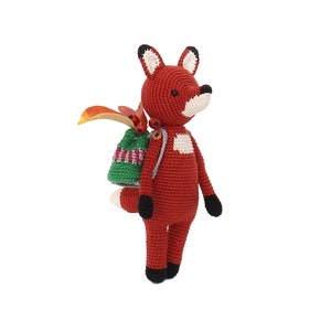 Teddington the Fox - PATTERN; amigurumi tutorial; crochet fox