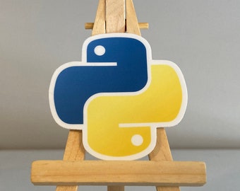 Python Logo - Programming Language - High Quality Vinyl Sticker