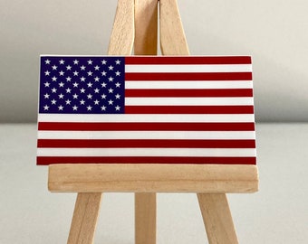 American Flag Sticker - Made In The USA 3” x 1.5”