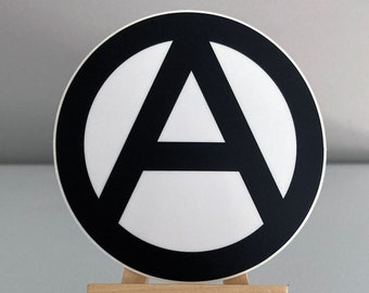 Anarchy Symbol (Circle A) - High Quality Vinyl Sticker