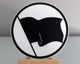 Anarchy Symbol (Black Flag) - High Quality Vinyl Sticker