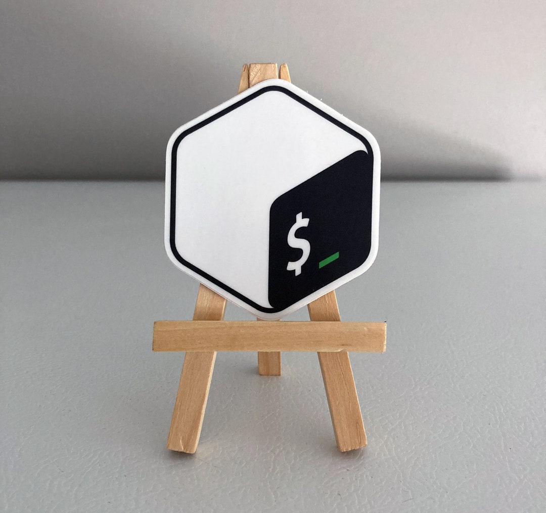 Bash Logo - Linux - GNU - High Quality Vinyl Sticker - Etsy