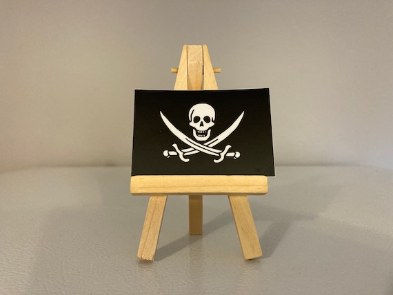 Blackbeard Pirate Mascot Sticker