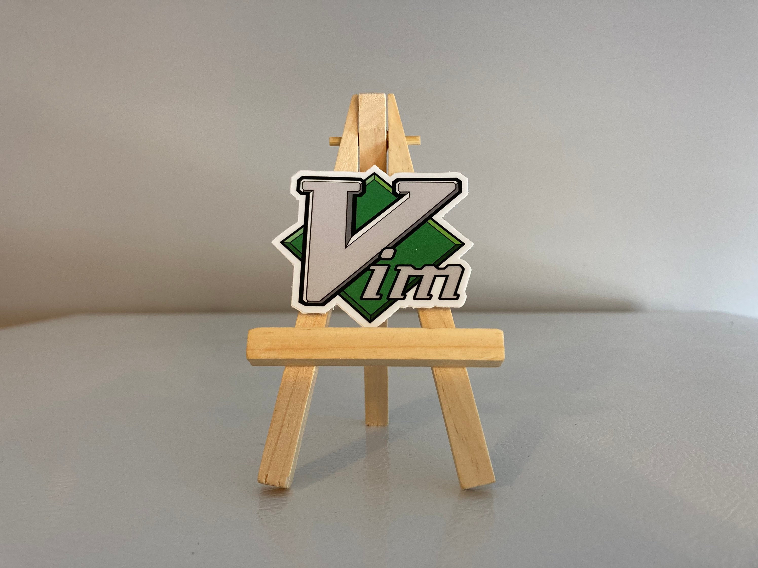 Vim Logo - High Quality Vinyl Sticker - Etsy
