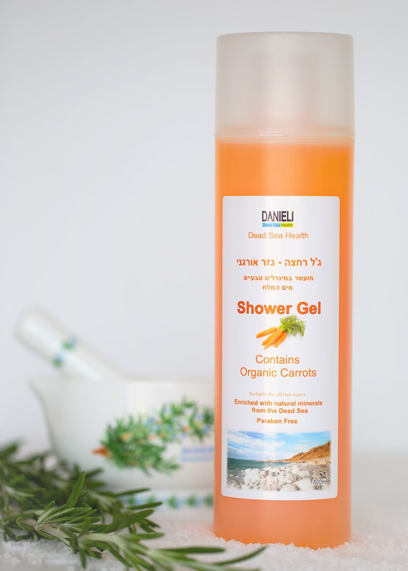 Treatment Shower Gel Organic Carrots Dry Skin Psoriasis Etsy