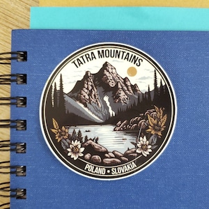 Sticker Tatragebergte Wandelsticker Tatry Polen Slowakije
