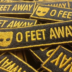 Grindr 0 Feet away looking patch and sticker gay pride patch iron on LGBTQIA