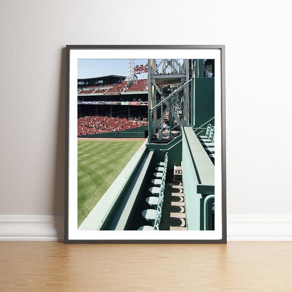 Fenway Park Green Monster Red Sox Baseball Boston New England | Digital Print Instant Download
