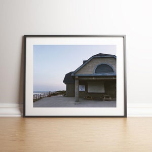 Narragansett Rhode Island Beach Off Season Grau bedeckt Sommer Ozean Neuengland | Sofortiger Download Digitaldruck