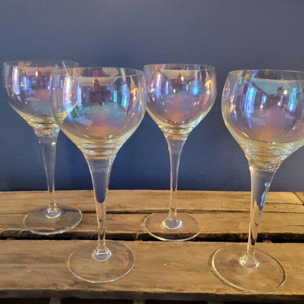 Iridescent Glassware Etsy
