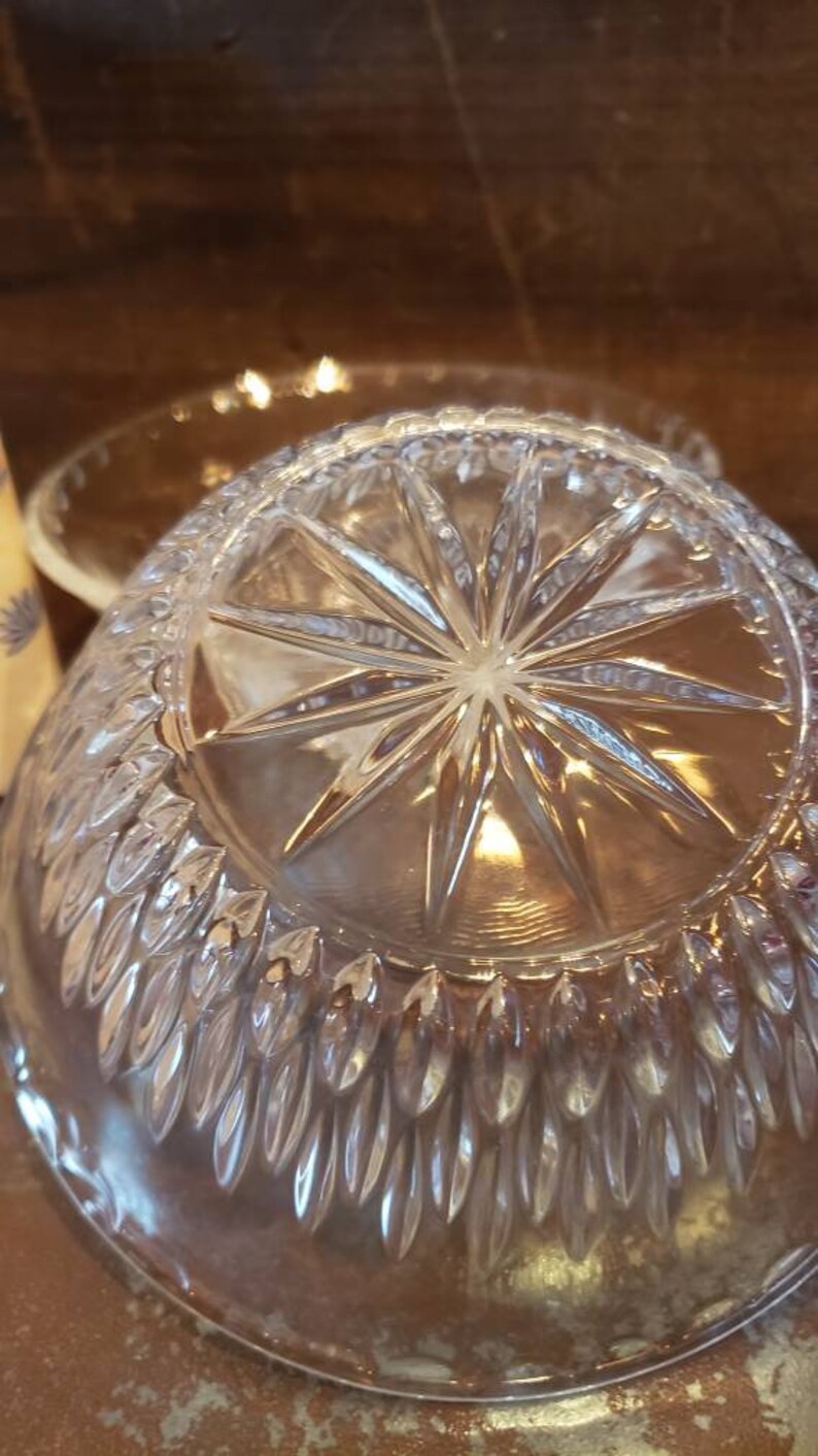 Vintage Princess House Crystal Bowls New in Box Set of Two Etsy