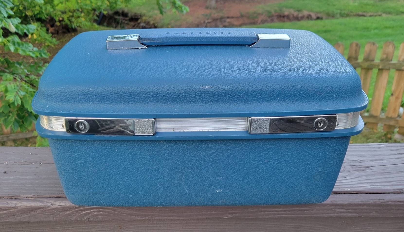 Vintage Samsonite Travel Train Case Blue Samsonite Vintage Etsy