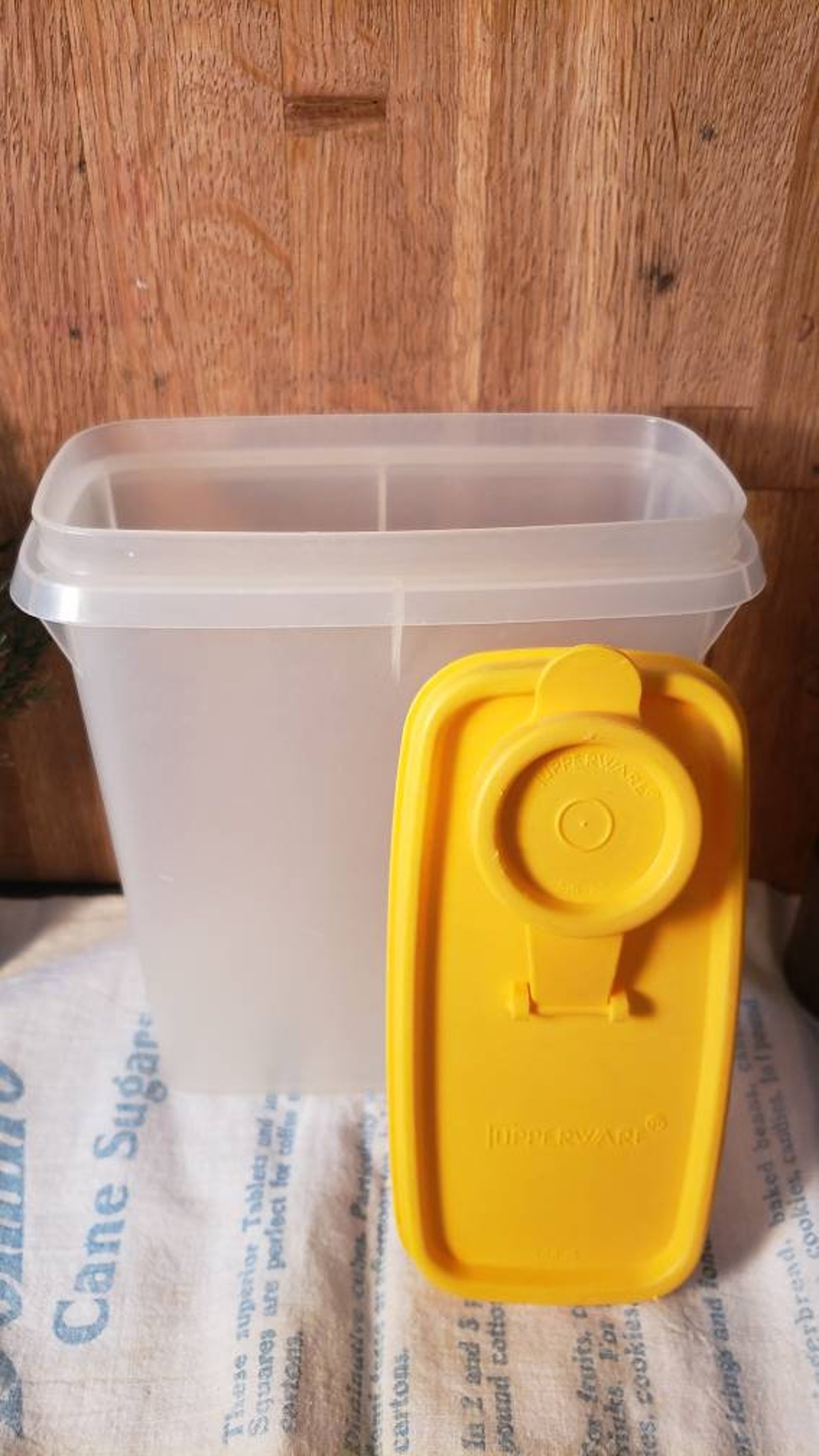 Vintage Tupperware Junior Cereal or Snack Storage Keeper Etsy