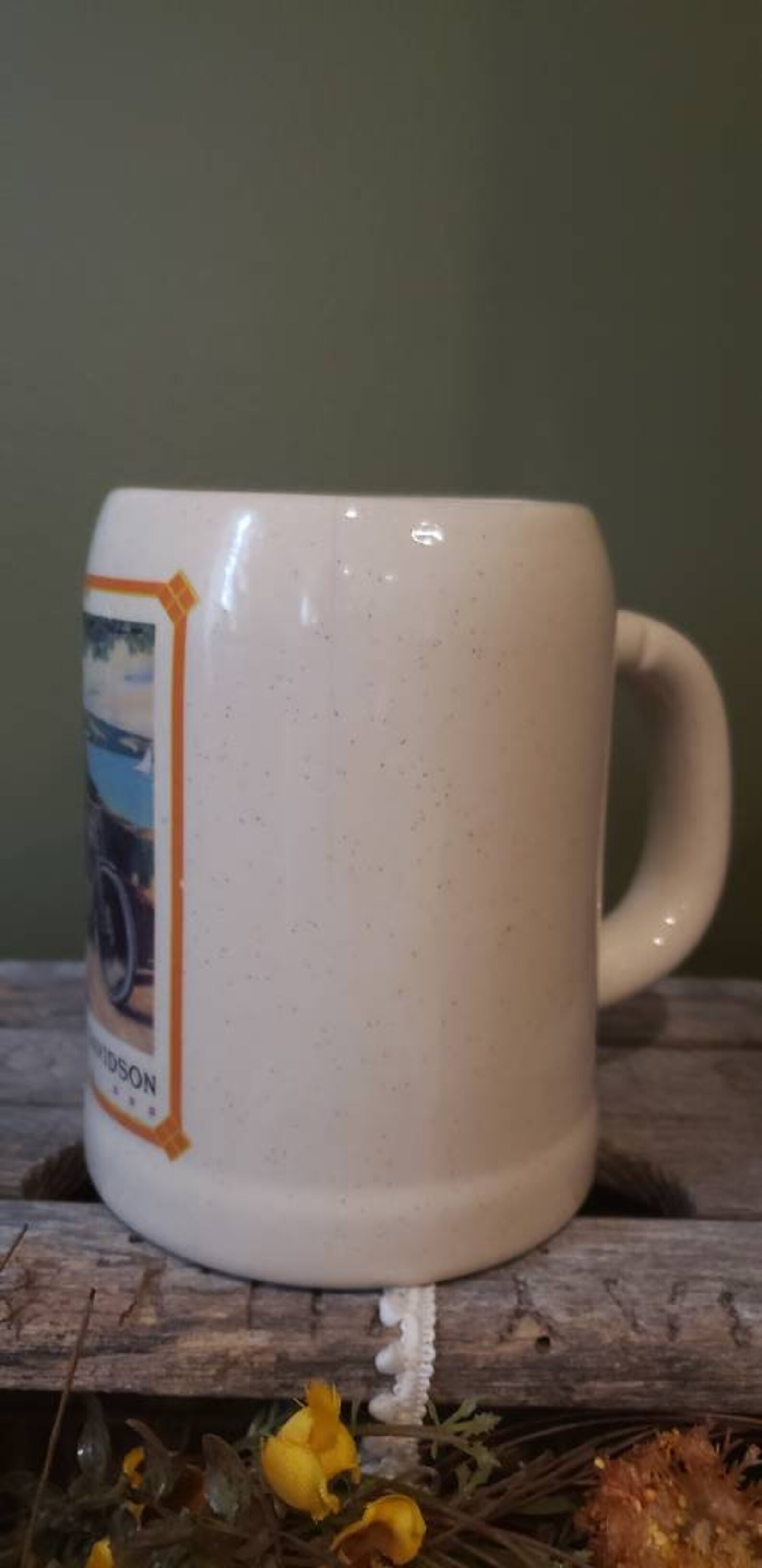 harley davidson beer mug