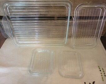保存容器・ケース (138) Old Pyrex Refrigerator Dish 3Set 138) Old Pyrex Refrigerator Dish 3Set 保存容器・ケース