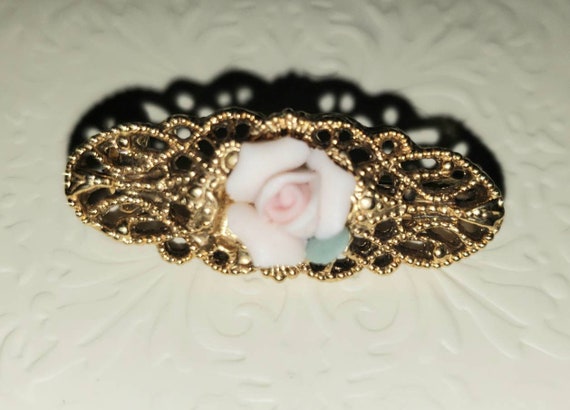 1928 company porcelain flower - Gem