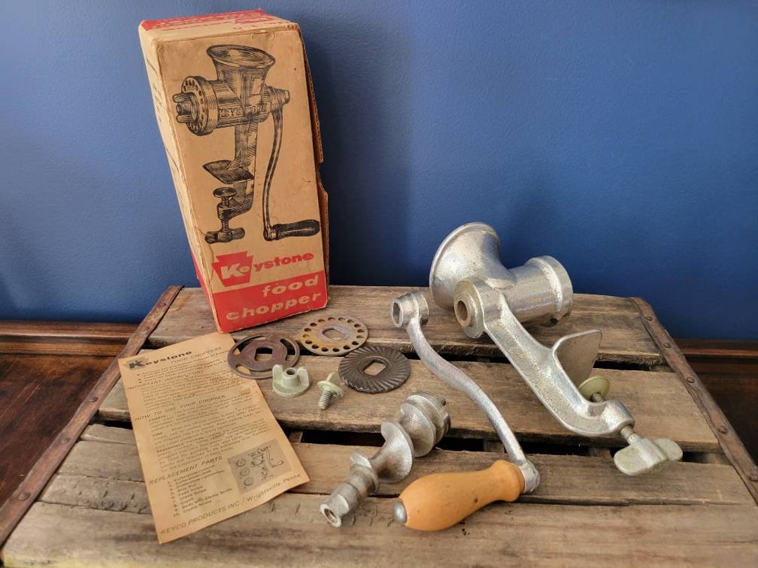 Vintage Keystone Food and Meat Chopper in Orginal Box Keyco Products