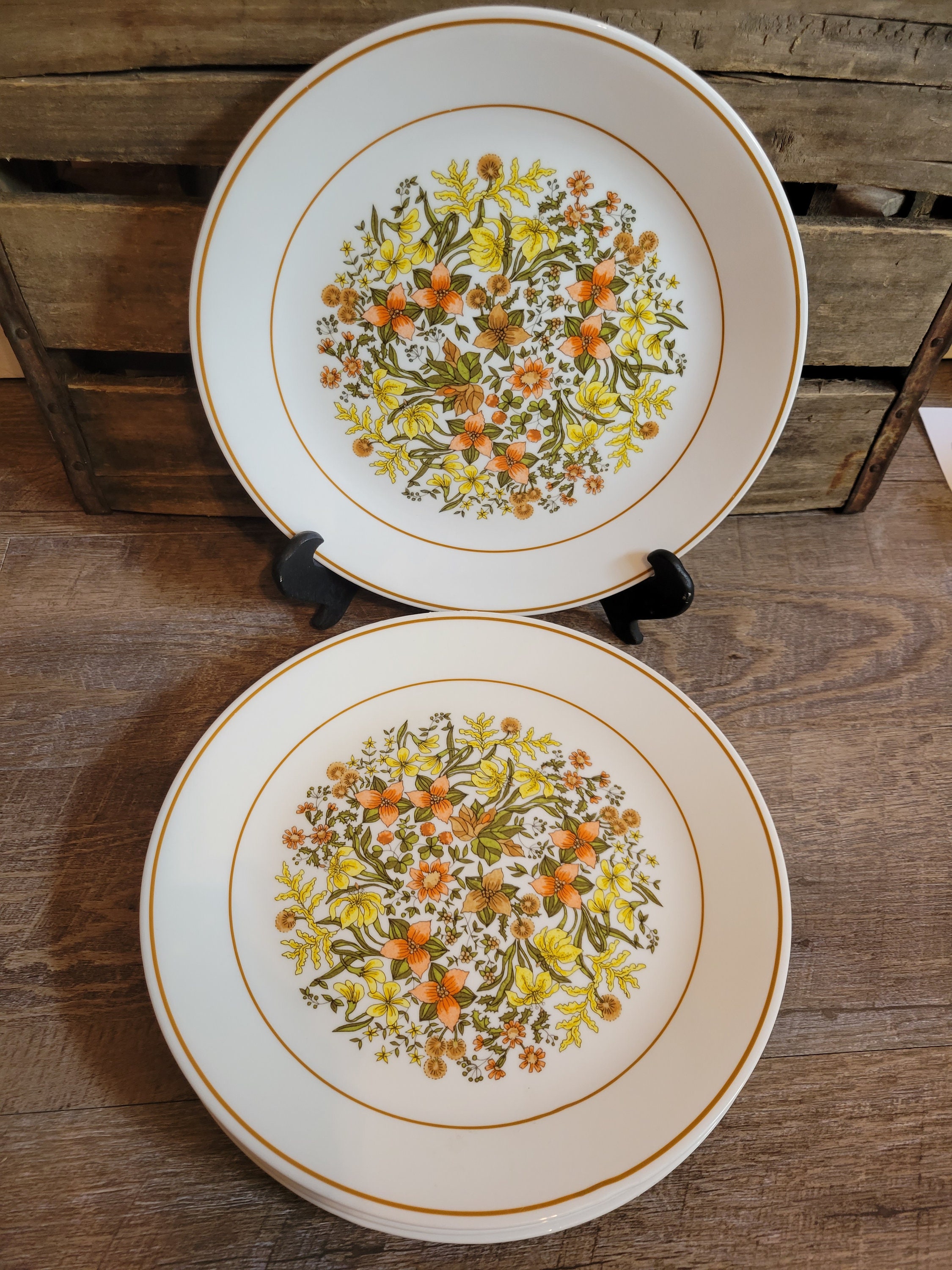 Vintage Corelle Dinner Plate by Corning Dinner Plates Indian