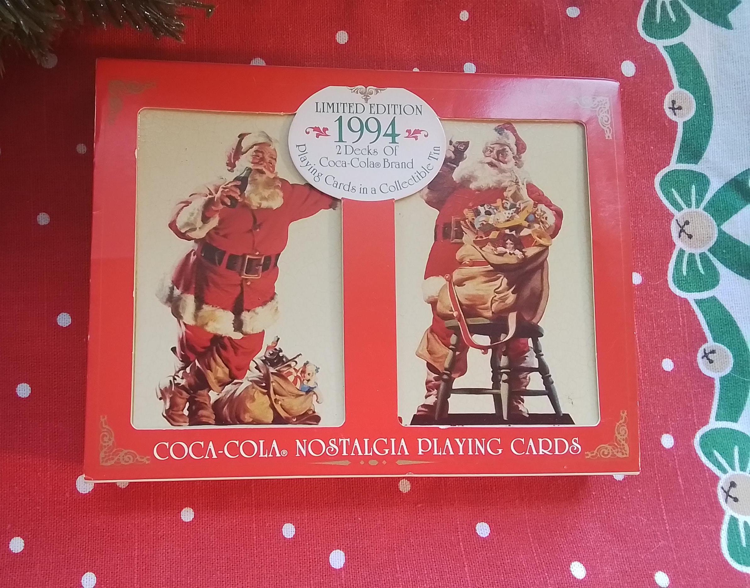 CocaCola Nostalgia Playing Cards コカコーラ Vintage 1993 Coca Cola Nostalgia Playing Cards Limited