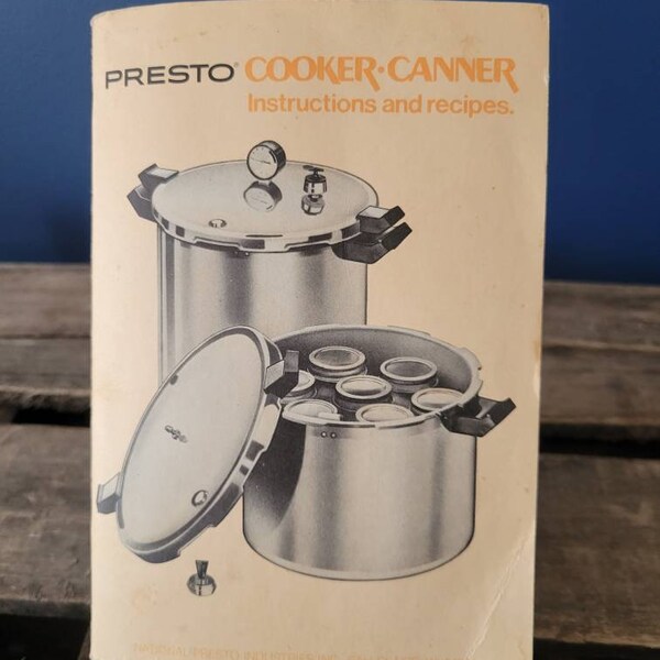 Pressure Cooker Book Etsy