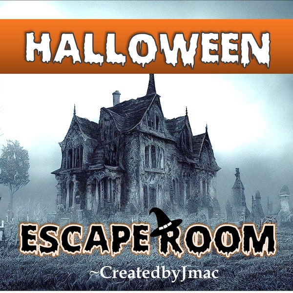 Halloween Escape Room - PowerPoint Escape Room Style Zoom Game for Kids, Tweens, Teens, and families!