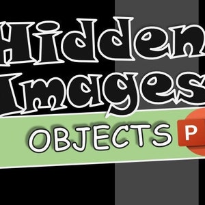 Hidden Images: Objects - Zoom Game - Virtual PowerPoint Family and Friends Game