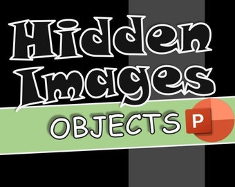 Hidden Images: Objects - Zoom Game - Virtual PowerPoint Family and Friends Game