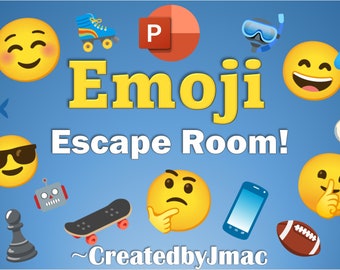 Emoji Escape Room: PowerPoint Zoom Game for Kids (Digital Download)