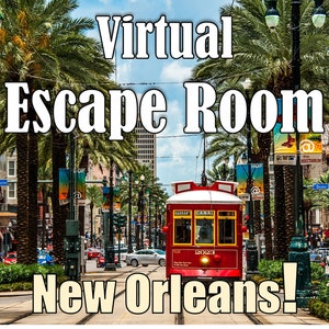 Virtual Escape Room: New Orleans - Online Escape Room Style Zoom Game